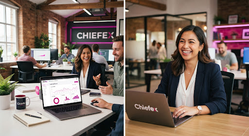 Portrait of a Chiefex customer, a marketing manager